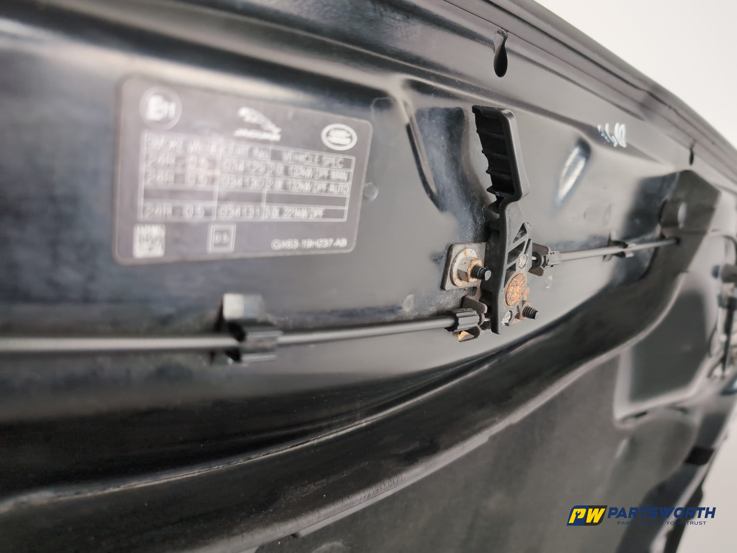 Jaguar Xf Portfolio D Bonnet Ebony Black Pec 2015-2019 - photo 7