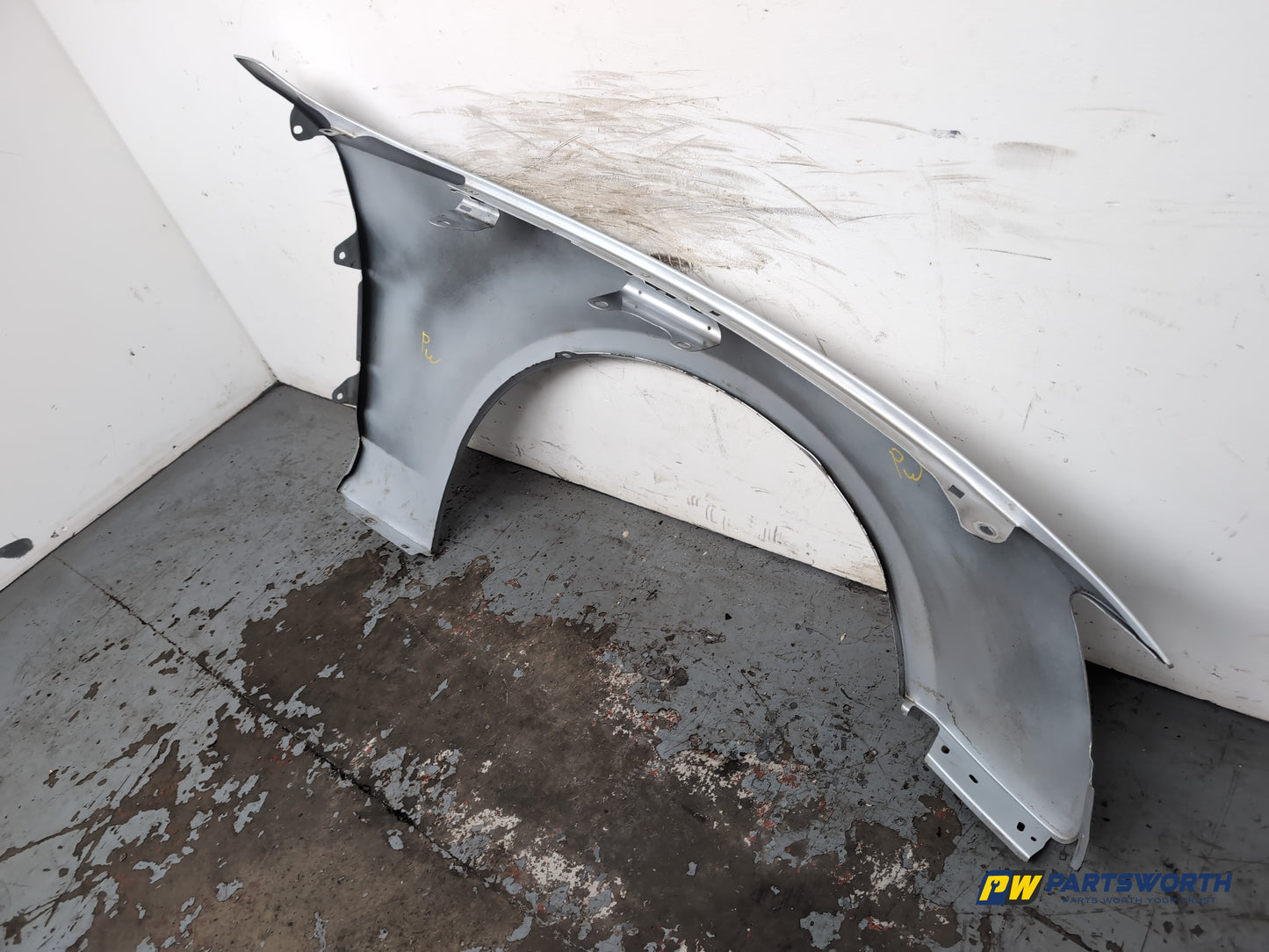 Audi A5 S Line Tdi Coupe Wing Front Lh Passenger Side Ice Silver Lx7w 2011-2016 - photo 8