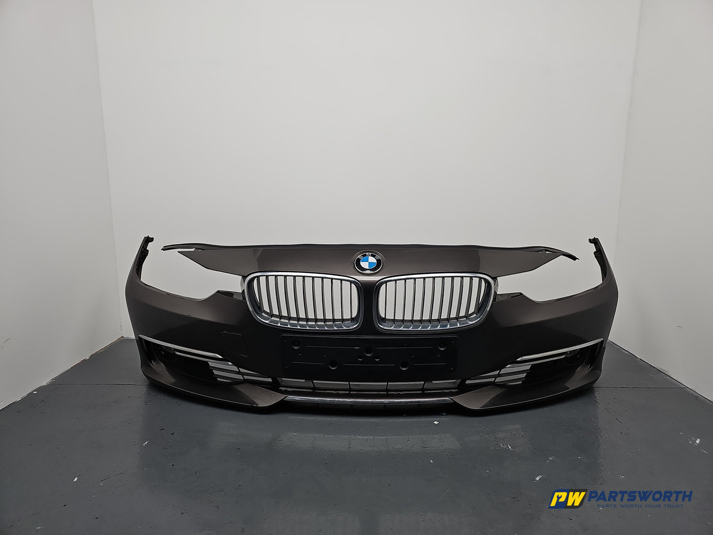 Bmw 3 Series F30 F31 Front Bumper Brown B65 2012 2013 2014 2015 Pre-Lci - photo 8