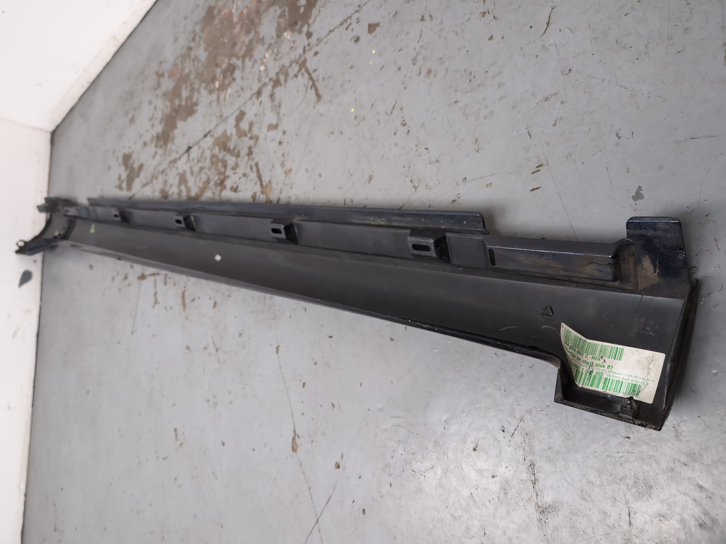 Volkswagen Passat Highline Side Skirt Rh Driver Side Night Blue Metallic Lh5x - photo 7
