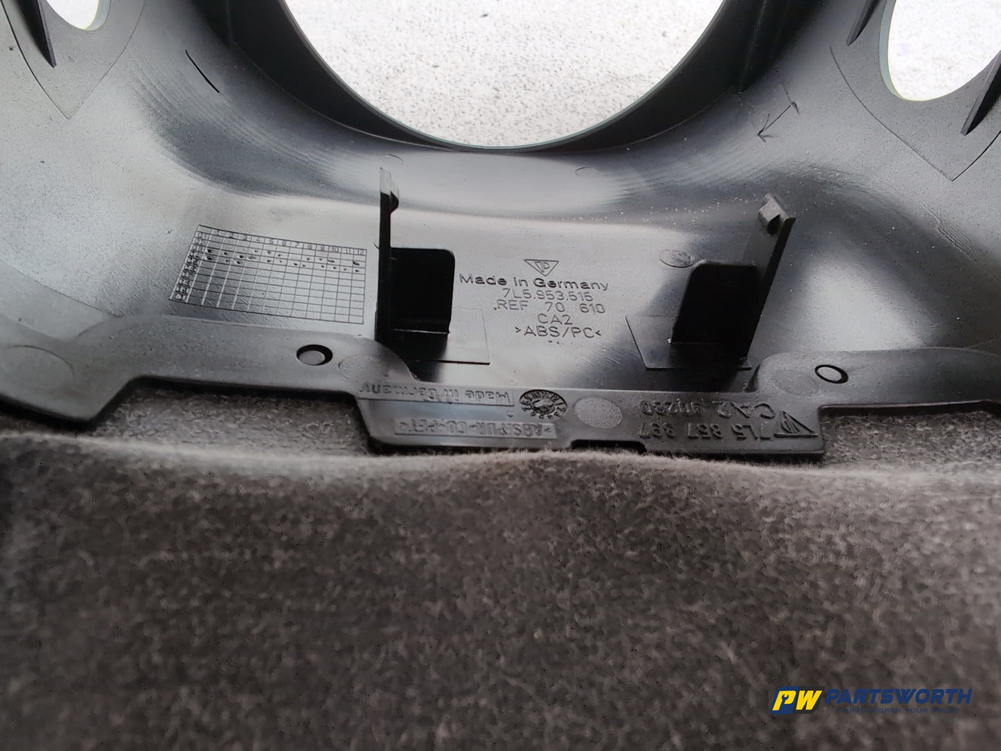 Porsche Cayenne Tiptronic S Steering Column Shroud Upper And Lower 7l5953515 - photo 7