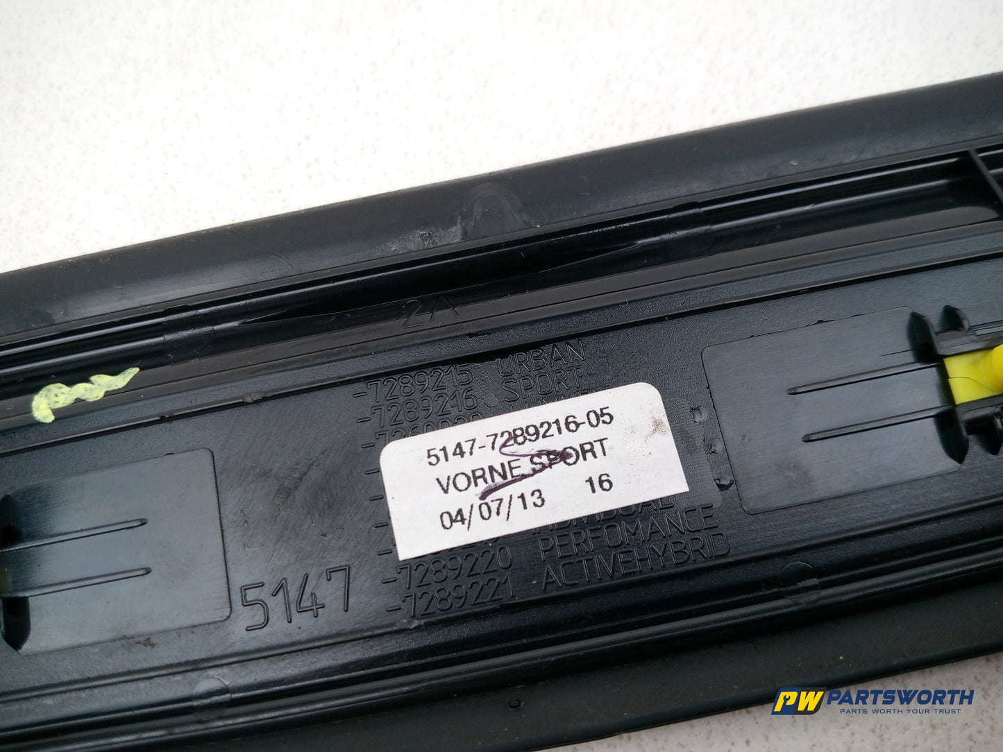 Door Step Insert Cover Trim RH 6