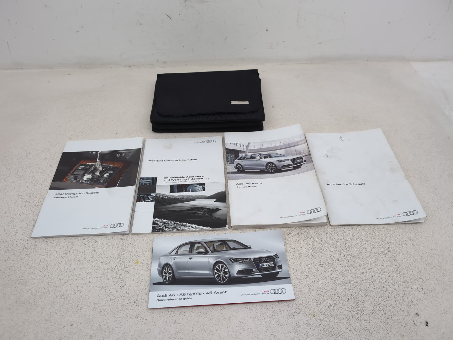 Audi A6 Se Tdi Owners Handbook Document Wallet 2011-2018 - photo 6