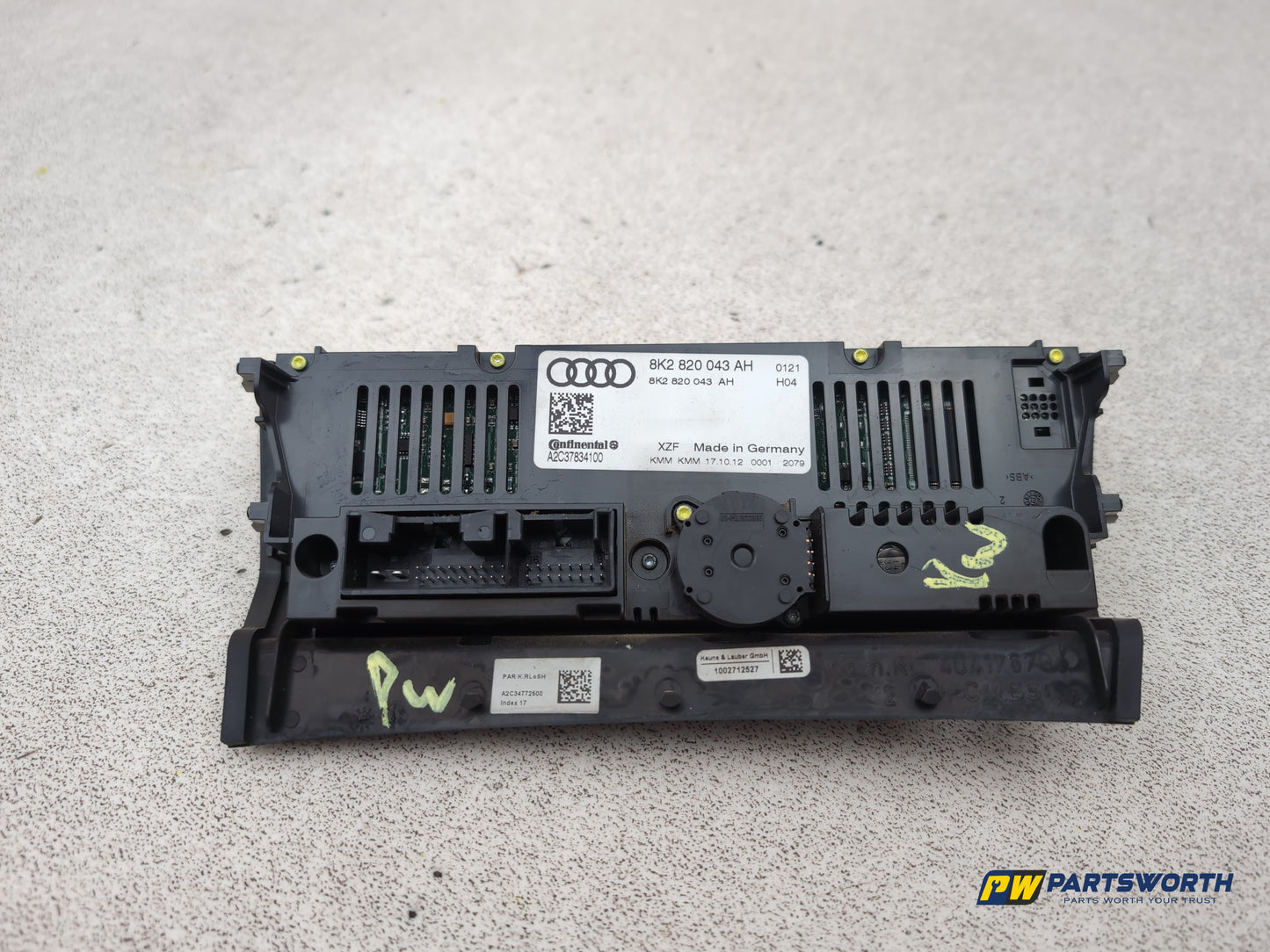 Audi A4 S Line Black Edit Tdi Quat Heater Control Assembly 8k2820043ah 2012-2013 - photo 6