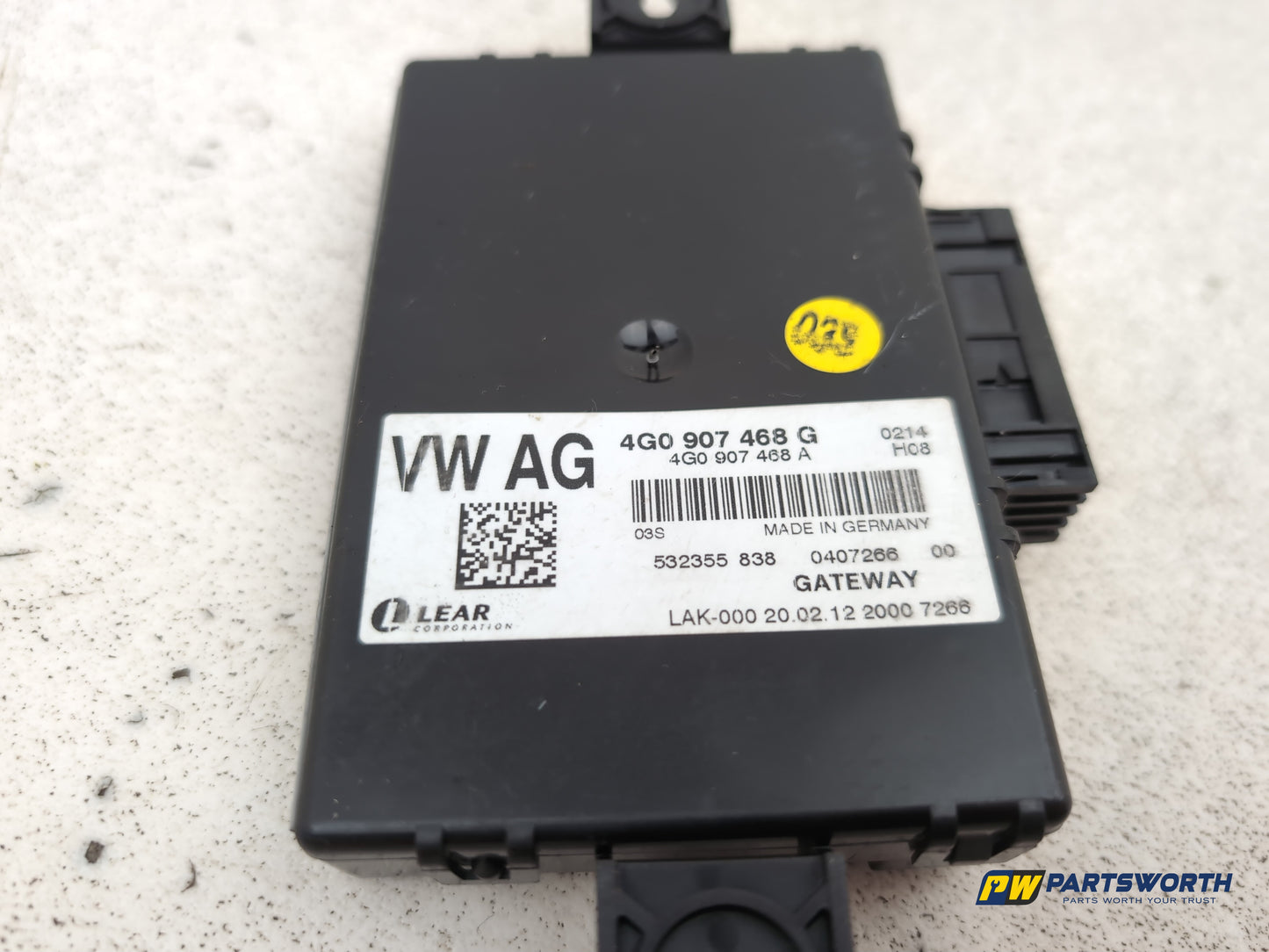 Audi A6 Se Tdi Quattro Auto Gateway Control Module 4g0907468g 2011-2012 - photo 6