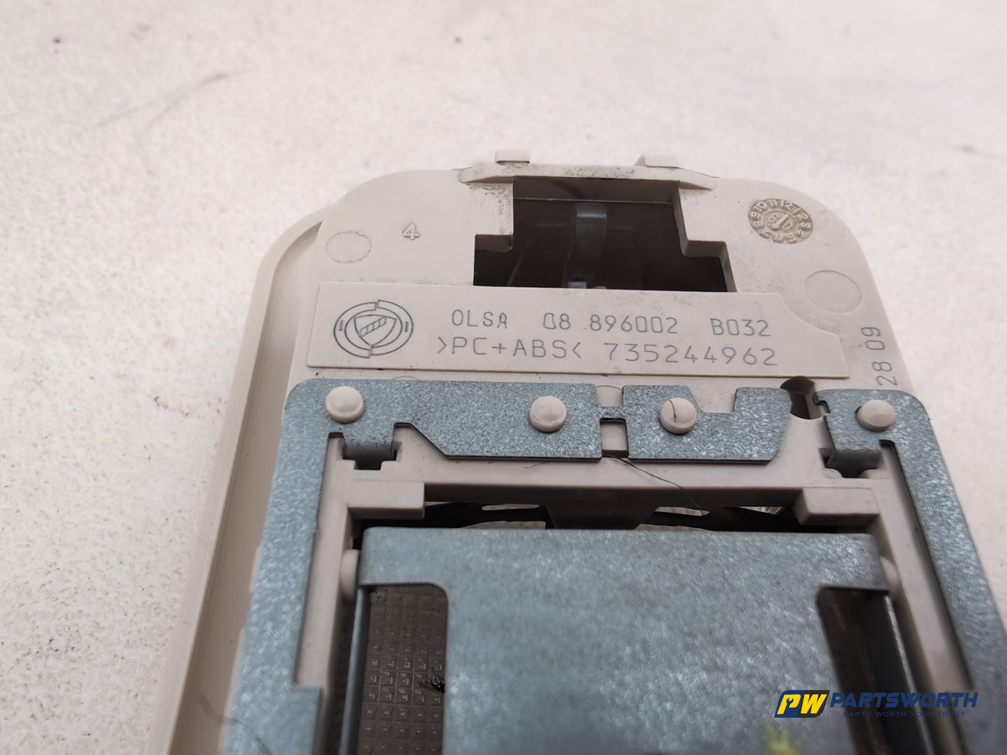 Fiat 500 Pop Interior Reading Lamp 735244962 2007-2009 - photo 6