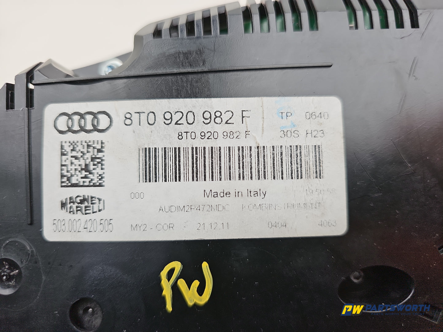 Audi A5 S Line Tdi Quattro 3.0l Diesel Speedometer Instrument Cluster 8t0920982f - photo 6