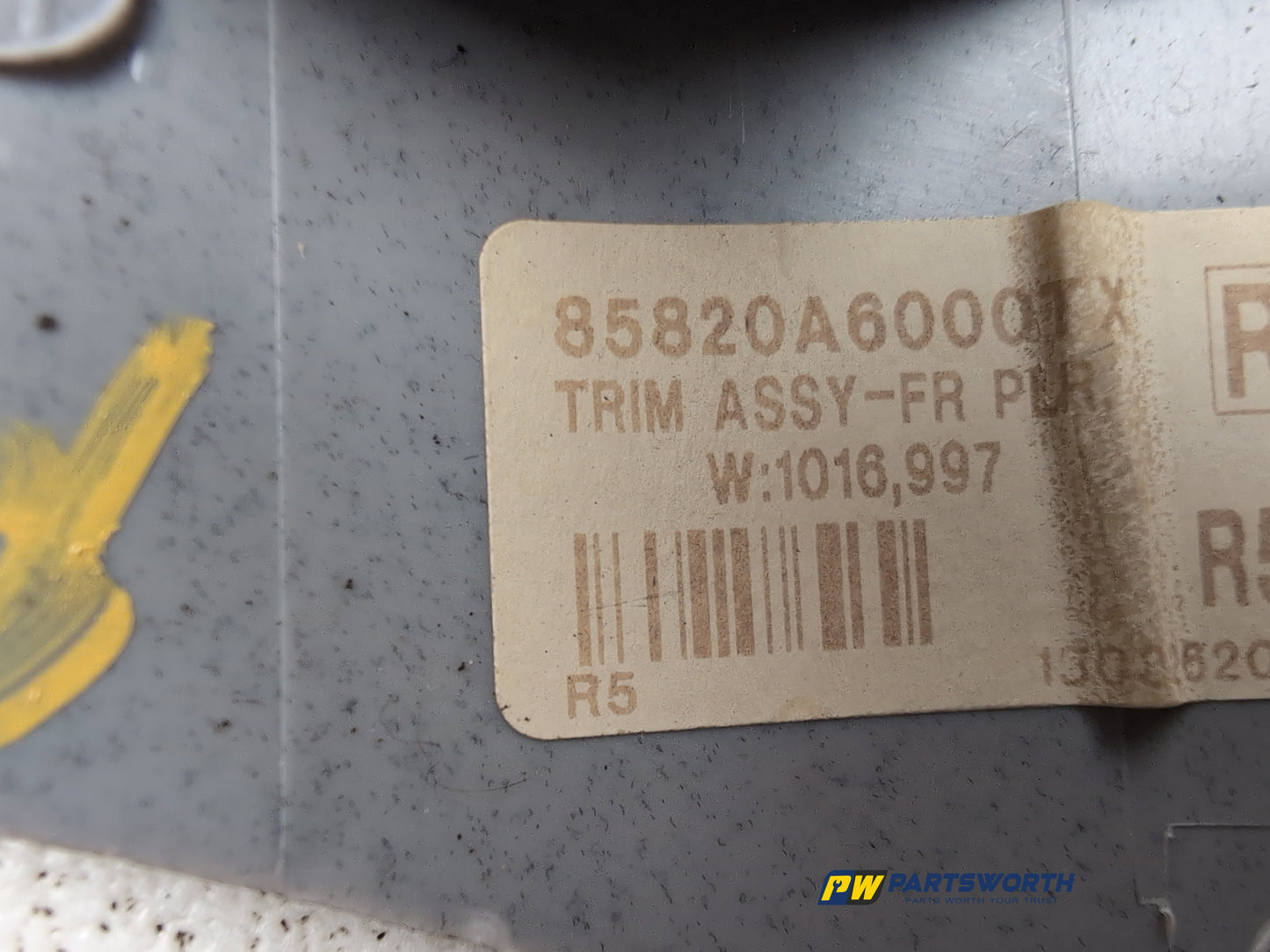 RH A Pillar Trim 6