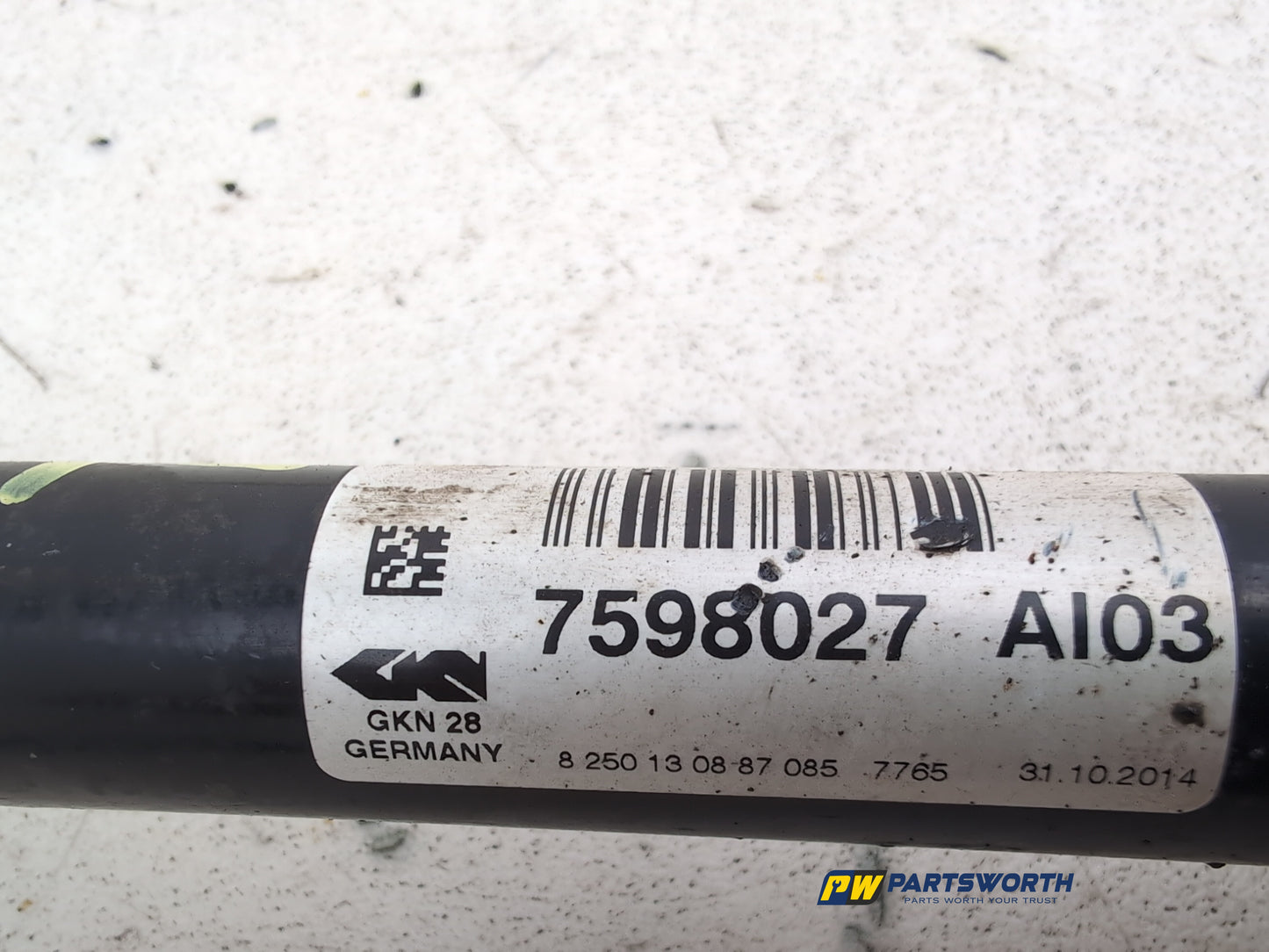 Driveshaft Front LH 7
