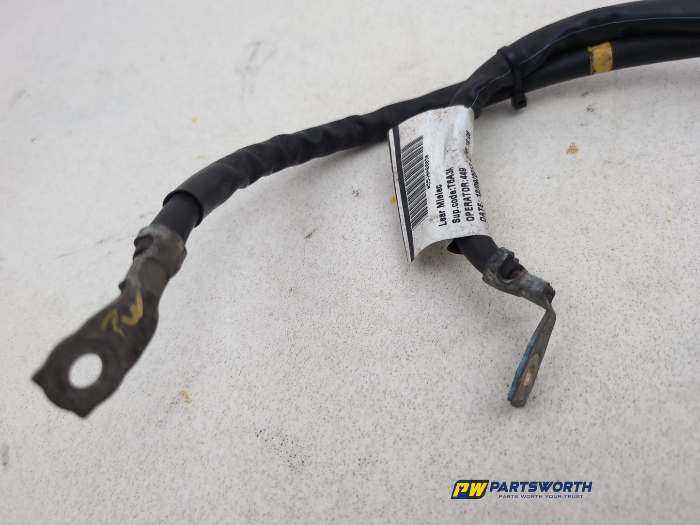 Negative battery terminal 14