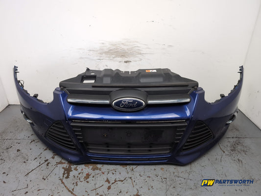 Used Ford Focus Mk3 front bumper in Deep Impact Blue, Partsworth Doncaster