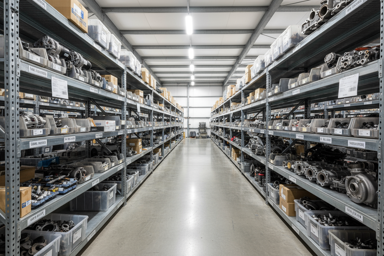 Automotive parts warehouse reference