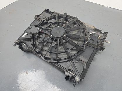JAGUAR XE 2015-2020 2.0LTR DIESEL A/C AND WATER RADIATOR AND FAN GX73-19710-BC