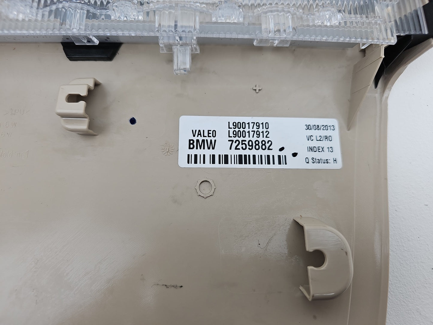 BMW 3 SERIES REAR THIRD HIGH LEVEL BRAKE LIGHT CREAM 7259883 F30