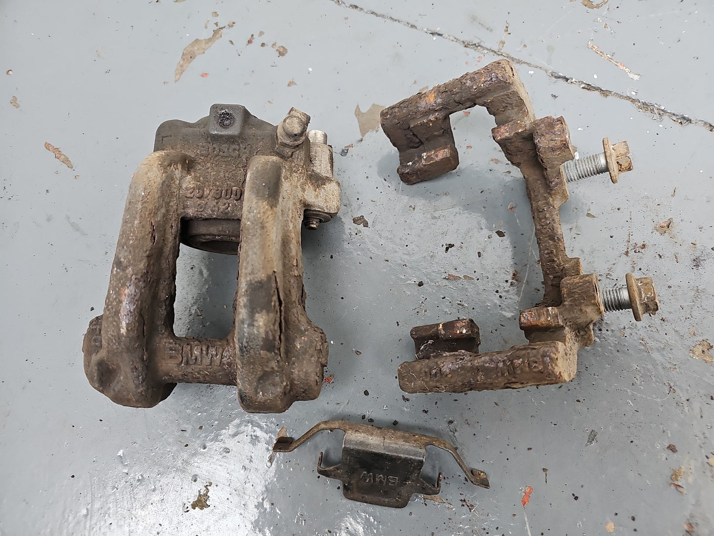 BMW 3 SERIES F30 F31 BRAKE CALIPER REAR RIGHT DRIVER SIDE 2015 2.0L Petrol OEM