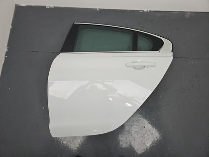 2016 JAGUAR XE X760 R-SPORT NSR LEFT REAR DOOR LRC NER POLARIS WHITE OEM GENUNE