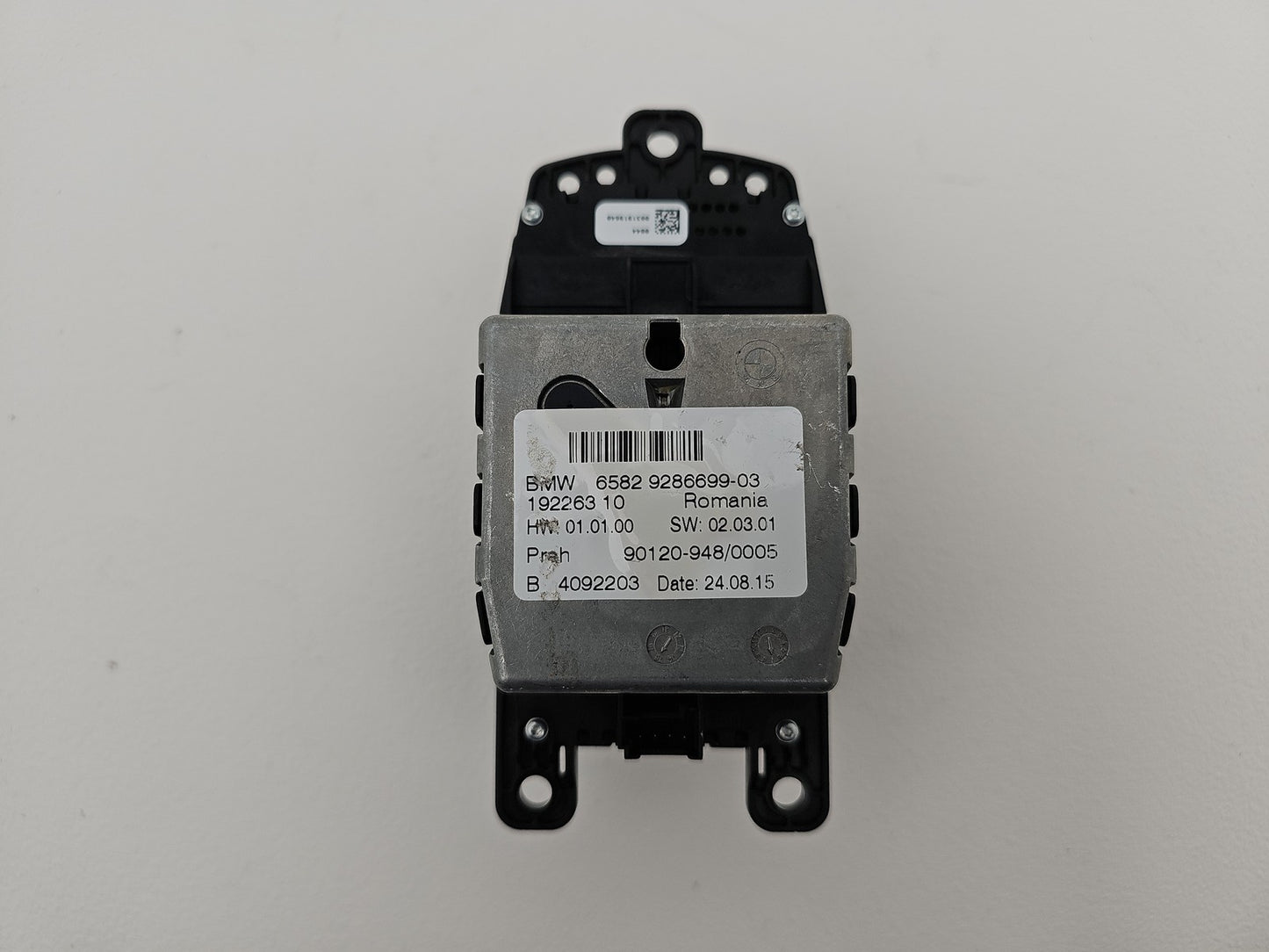 BMW 3 SERIES F30 2014 9286699 19226310 90120948 MULTIMEDIA CONTROL MODULE