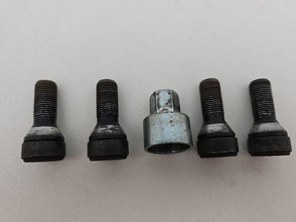 BMW 3 Series F30 F31 F35 Wheel Lock Nuts Anti-Theft Security Set With Key OEM