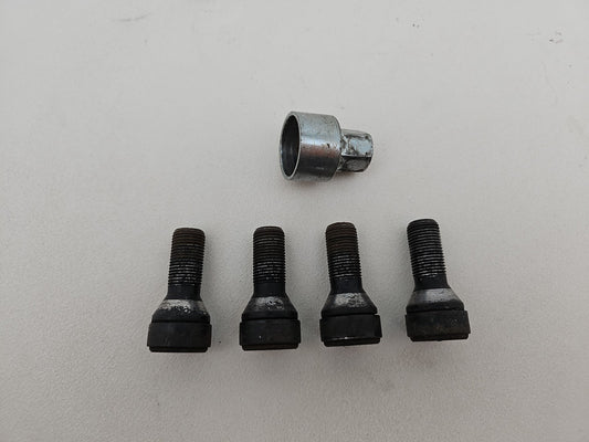 BMW 3 Series F30 F31 F35 Wheel Lock Nuts Anti-Theft Security Set With Key OEM