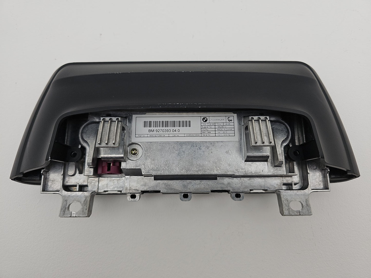BMW F30 F31 F80 M3 Dashboard Central Information Display Screen 6,5" 9262753