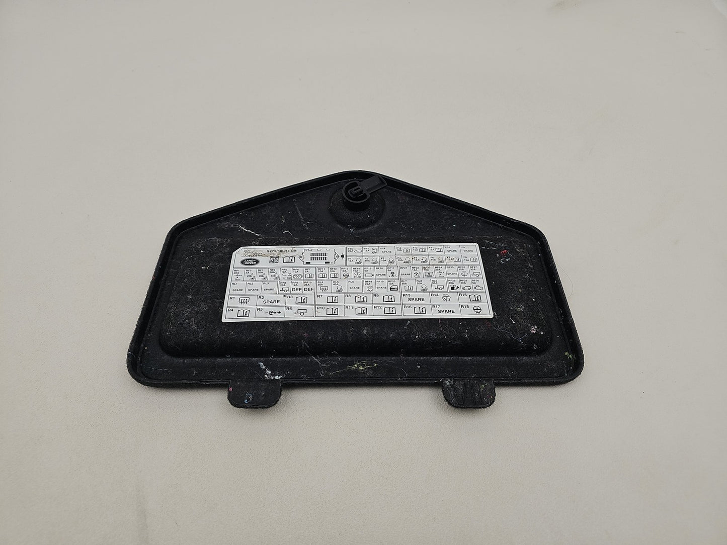 JAGUAR XE X760 2015 2.0 D RHD REAR BOOT RIGHT SIDE FUSE BOX COVER GX73-14K016-CB