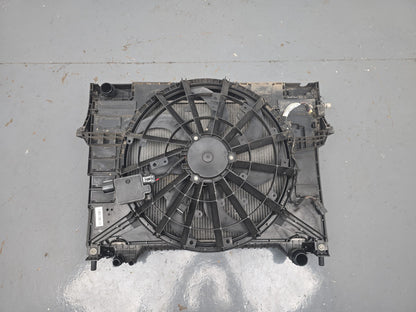 JAGUAR XE 2015-2020 2.0LTR DIESEL A/C AND WATER RADIATOR AND FAN GX73-19710-BC