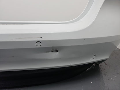 JAGUAR XE X760 COMPLETE REAR BUMPER WITH SENSORS IN LRC NER POLARIS WHITE 2016