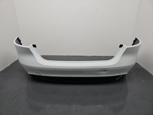 JAGUAR XE X760 COMPLETE REAR BUMPER WITH SENSORS IN LRC NER POLARIS WHITE 2016