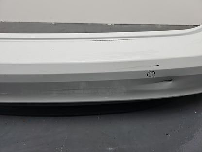 JAGUAR XE X760 COMPLETE REAR BUMPER WITH SENSORS IN LRC NER POLARIS WHITE 2016