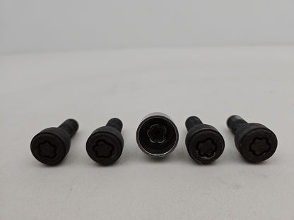 BMW 3 Series F30 F31 F35 Wheel Lock Nuts Anti-Theft Security Set With Key OEM