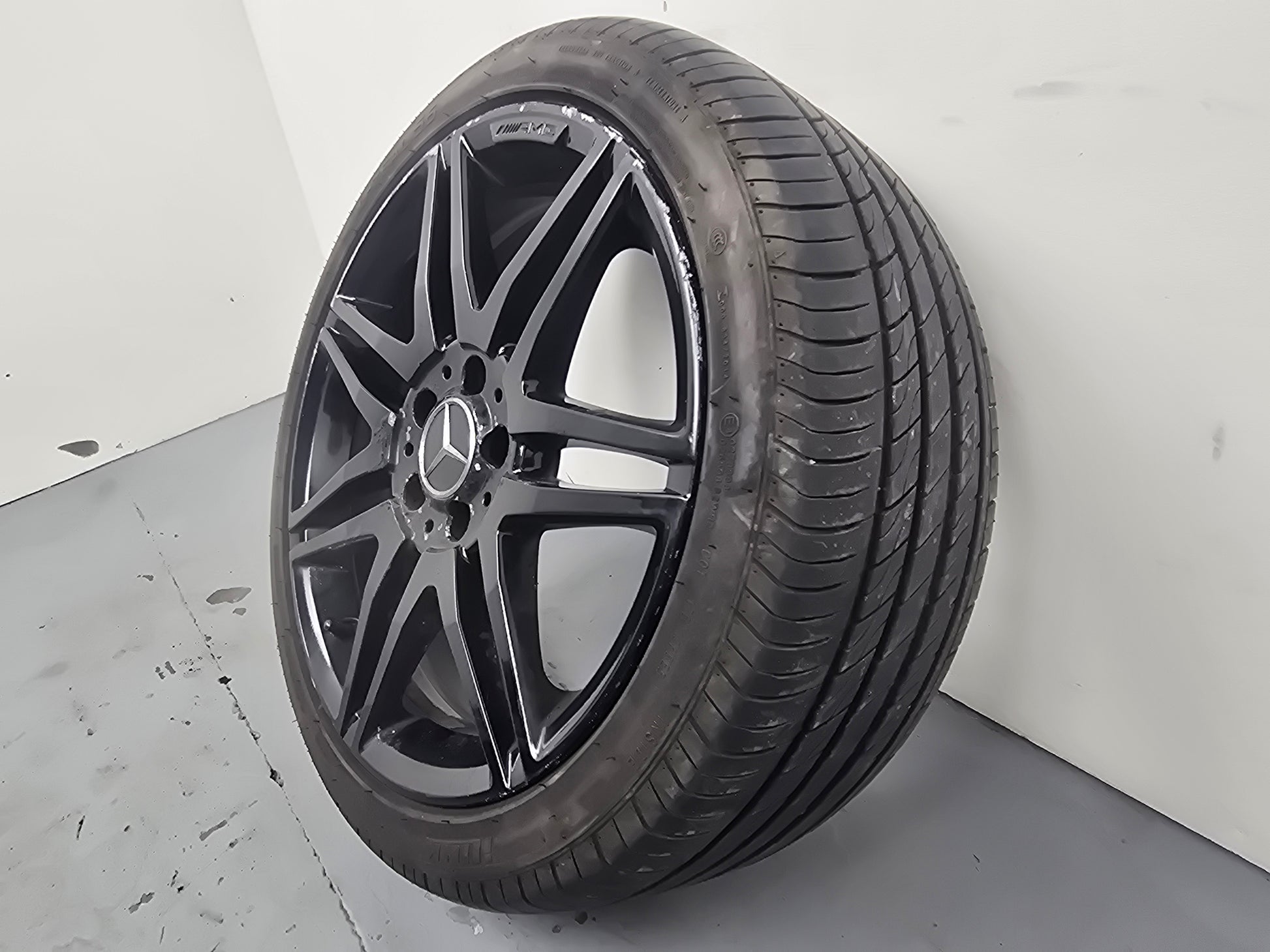 Mercedes-Benz C Class Amg W204 Front 7.5j Alloy Wheel Black A2044010604 - photo 3