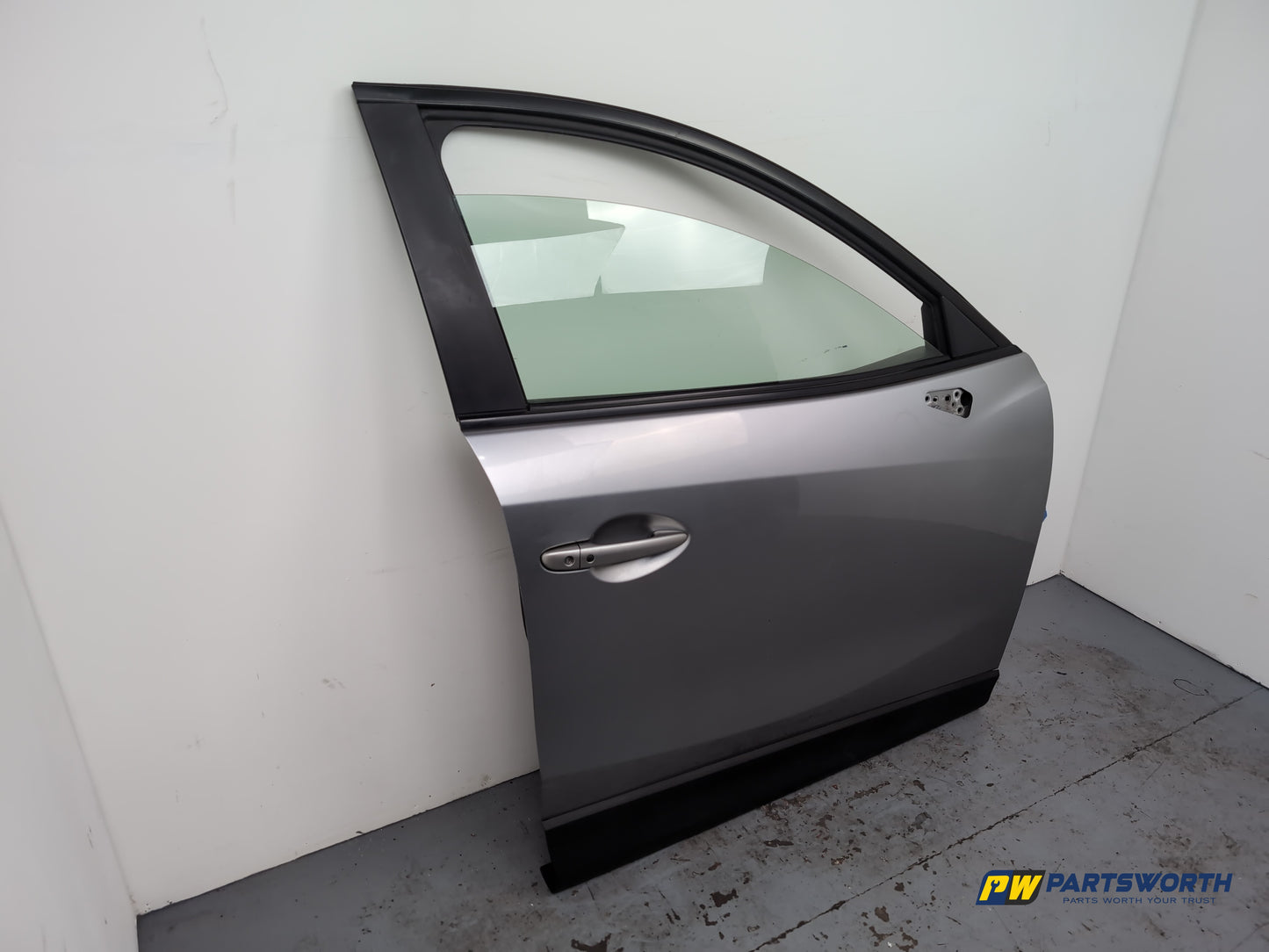 Mazda Cx-5 Ke Mk1 Front Door Right Drivers Side Metallic Silver 45p 2012-2016 - photo 3