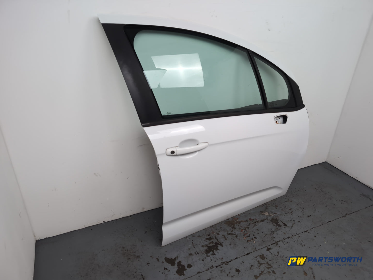 Citroen C3 Sc Edition Puretech Door Front Rh Driver Side White Ewp 2009-2017 - photo 3