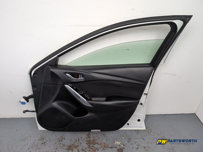 Mazda 6 Gjgl Door Front Rh Driver Side Snowflake White Pearl Ghl4 2012-2022 - photo 9