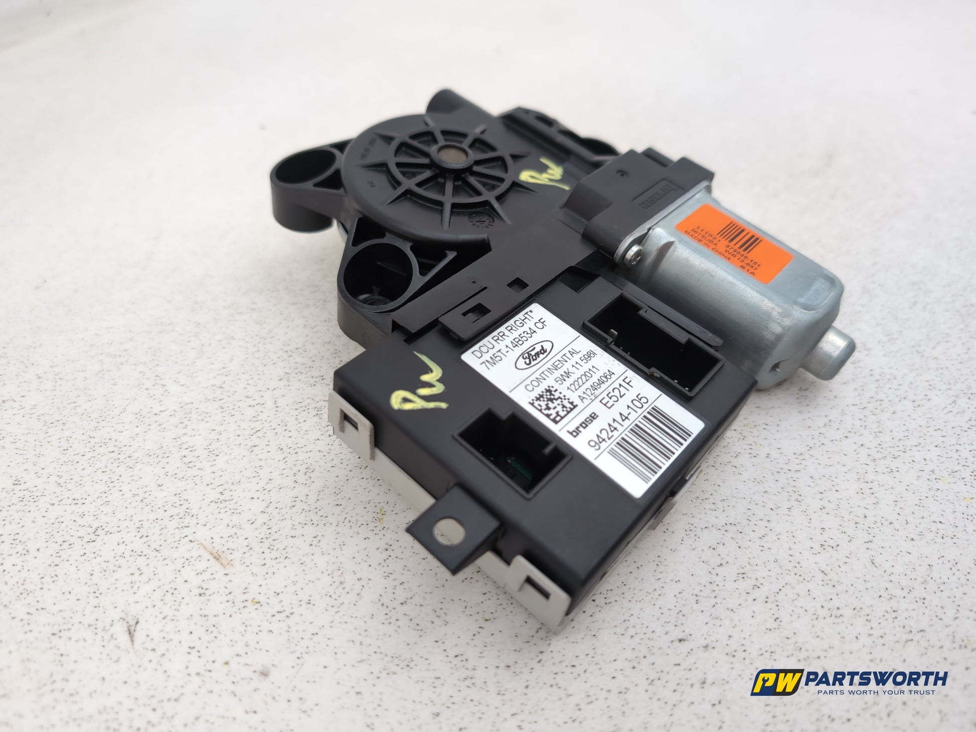 Door Rear Window Regulator RH 3