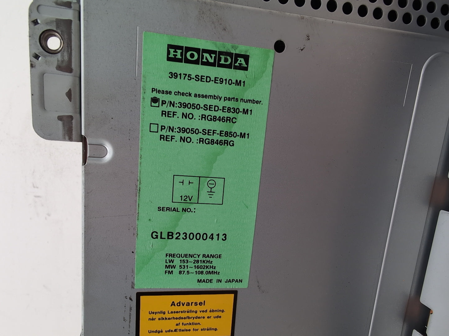 Honda Accord Ex I-Vtec Radio Module 39175sede910m1 2008-2012 - photo 9