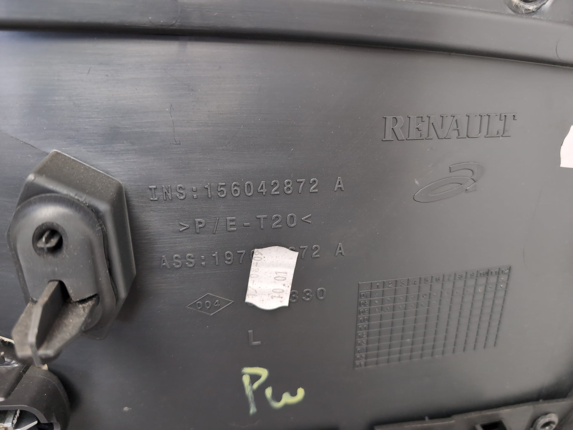 Renault Megane Expression Vvt 110 Rear Left Door Card 2008-2015 - photo 9