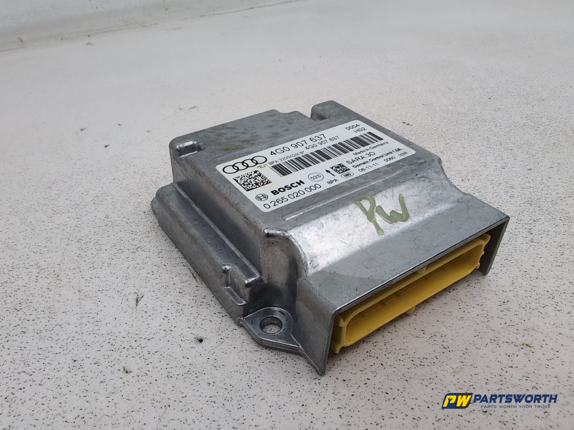 Audi A6 Se Tdi Rate Acceleration Speed Sensor Esp Module 4g0907637 2011-2018 - photo 3