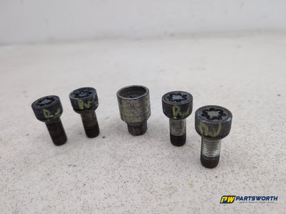 Audi A6 Se Tdi Quattro A Wheel Locking Nut Bolt Set 2005-2011 - photo 3