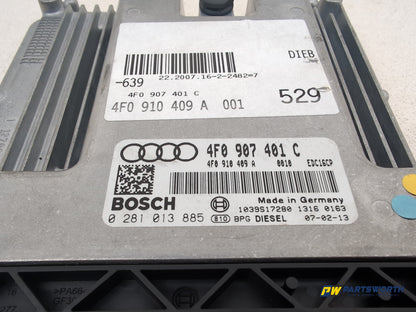 Audi A6 Se Tdi Quattro A Engine Ecu Kit Complete 4f0907401c 2005-2011 - photo 9