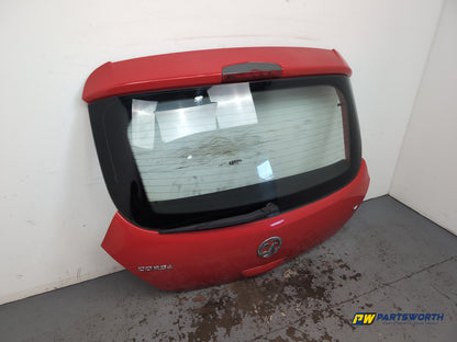 Vauxhall Corsa Se Boot Lid Red Z547 2006-2014 - photo 3