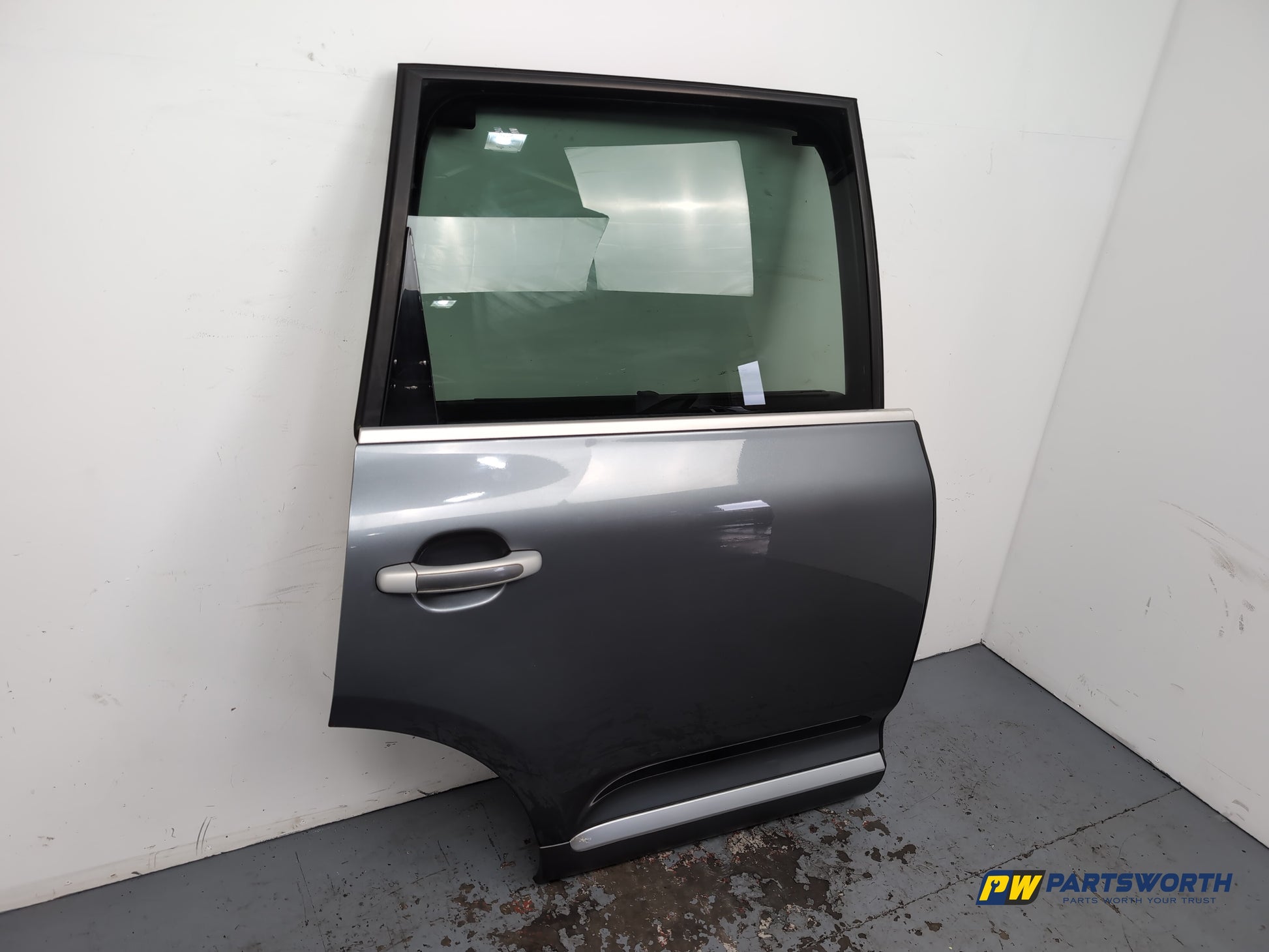 Porsche Cayenne Tiptronic S Door Rear Rh Driver Side Silver Ld7z 2003-2010 - photo 3
