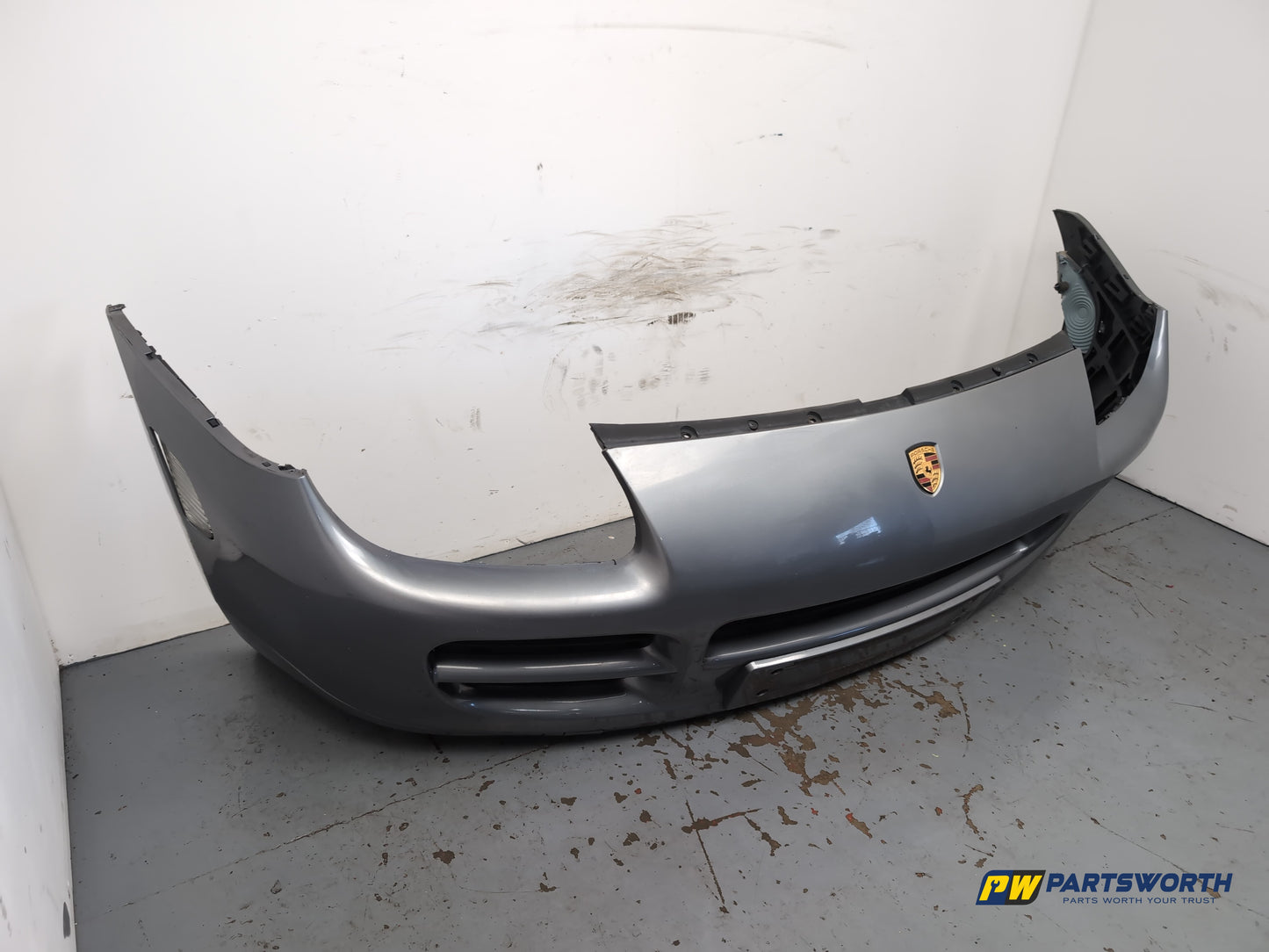 Porsche Cayenne Tiptronic S Front Bumper Silver Ld7z 2003-2010 - photo 3