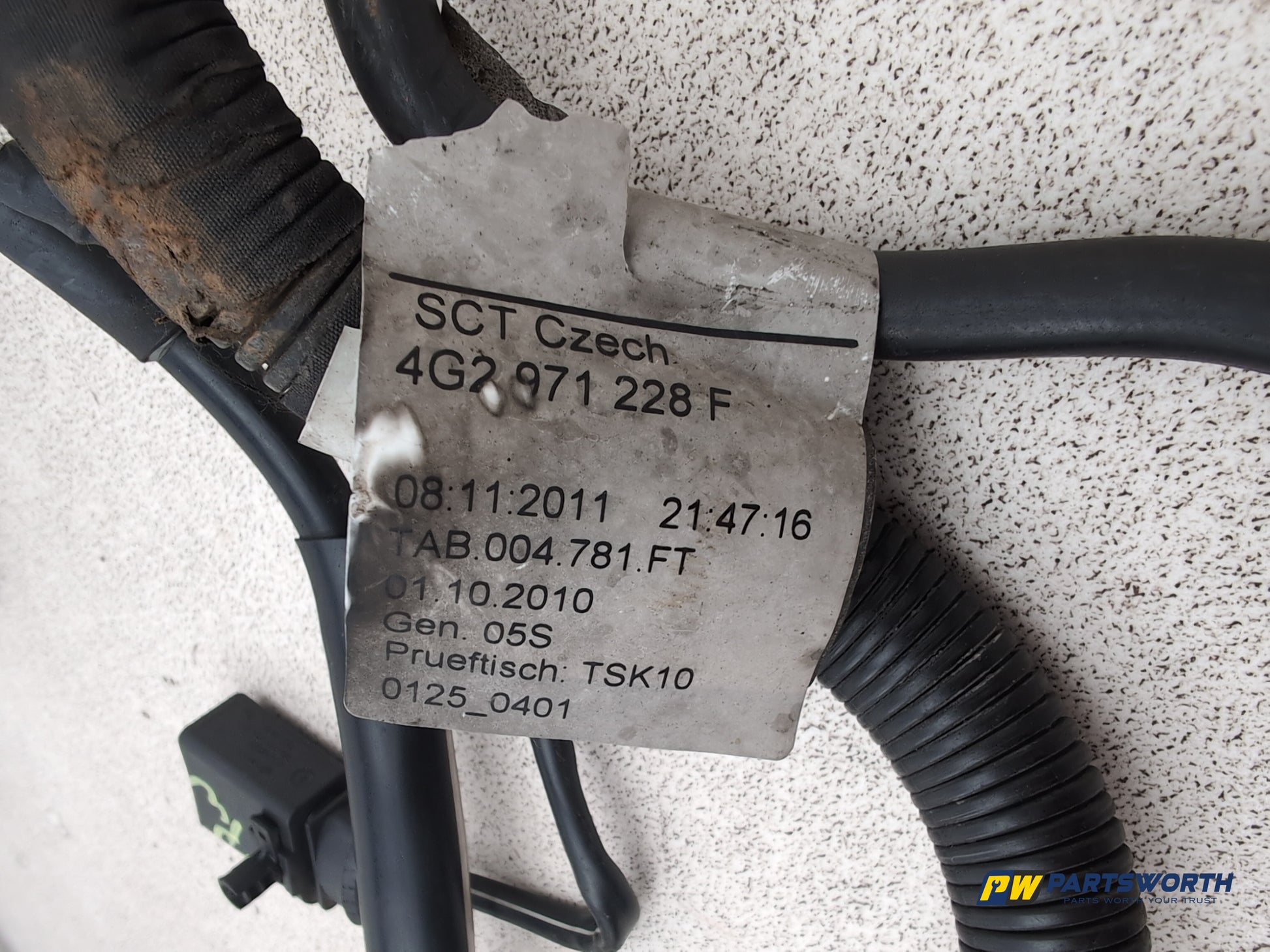 Audi A6 Se Tdi Starter Alternator Positive Wire Harness Cable 4g2971228f - photo 3