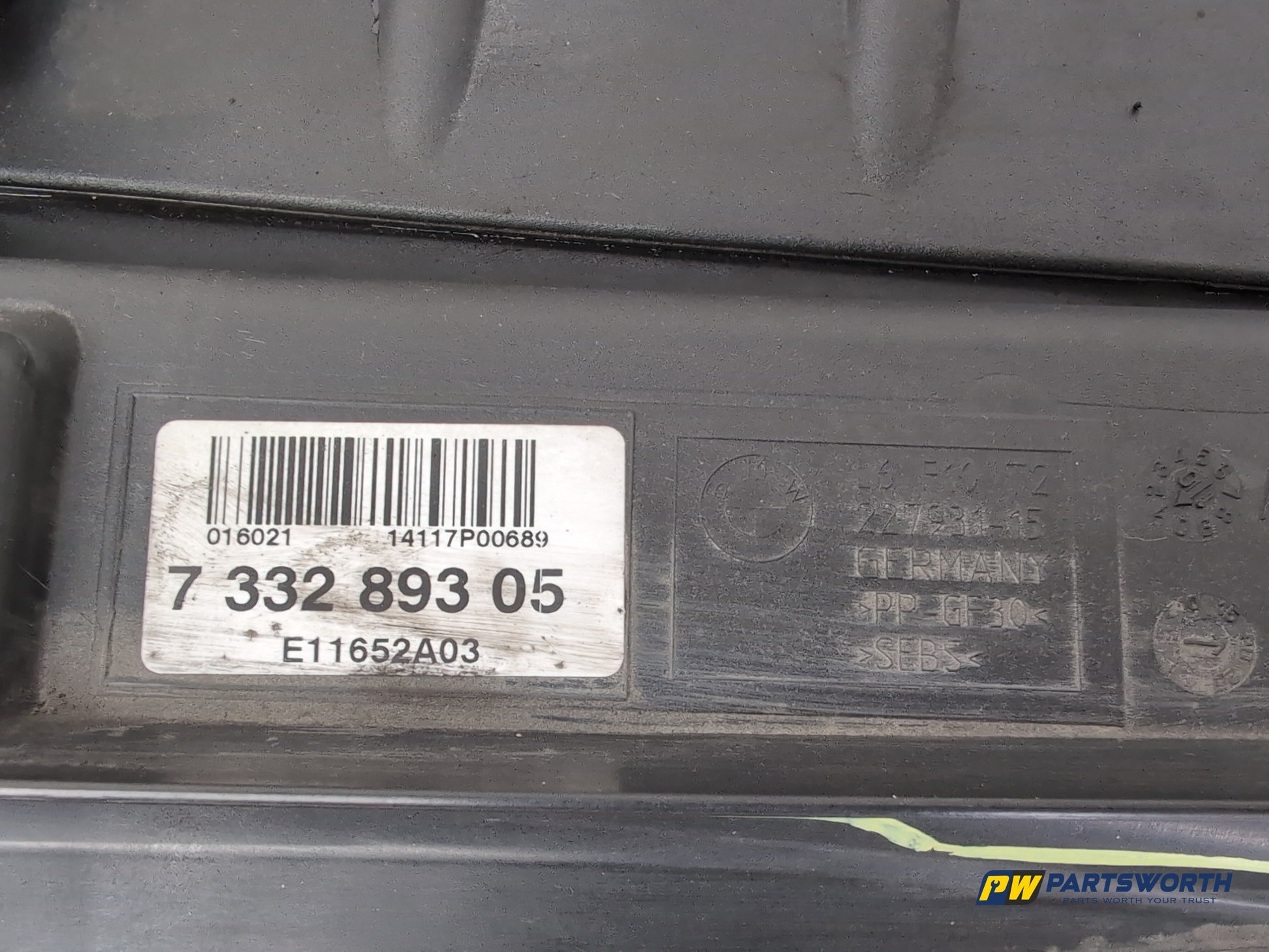 Bmw 520d Se Radiator Pack Slam Panel Crash Bar Kit 7332893 2013-2017 - photo 3
