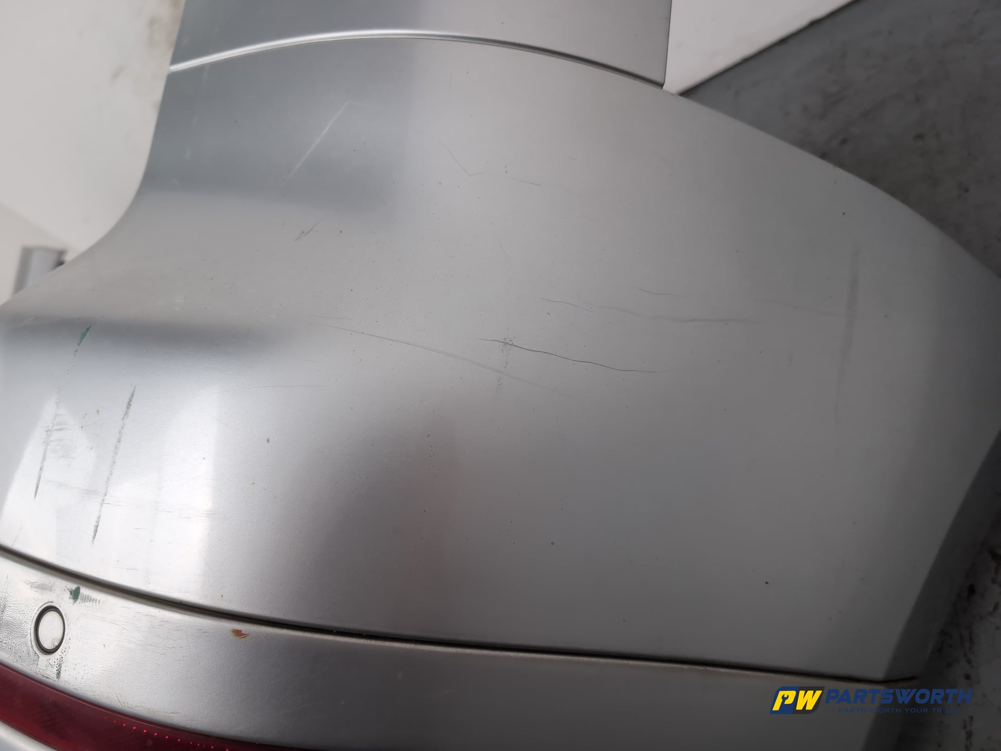 Volkswagen Touareg Altitude V6 Tdi A Rear Bumper Silver La7w 2007-2010 - photo 6