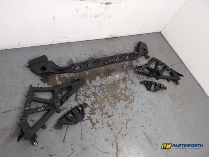 Jaguar Xf Portfolio D Rear Bumper Bracket Set 2015-2019 - photo 3