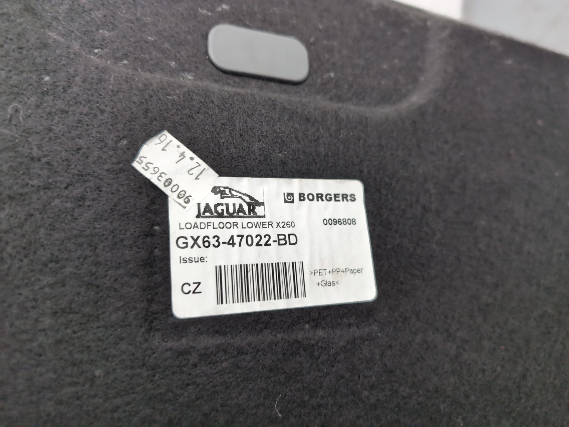 Jaguar Xf Portfolio D Boot Carpet 2015-2019 - photo 3