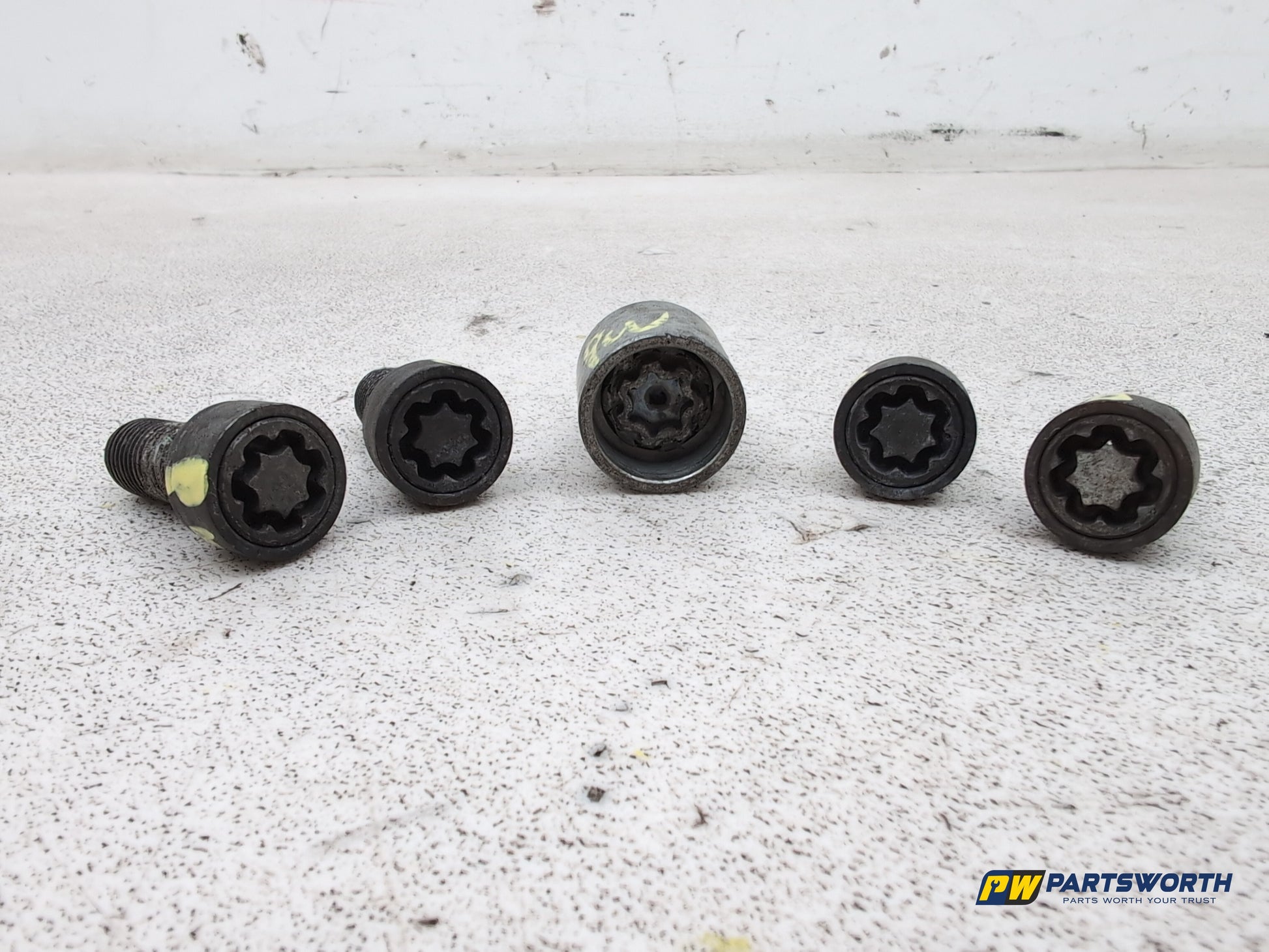 Audi A4 S Line Black Edit Tdi Quat Locking Wheel Nut Set - photo 3