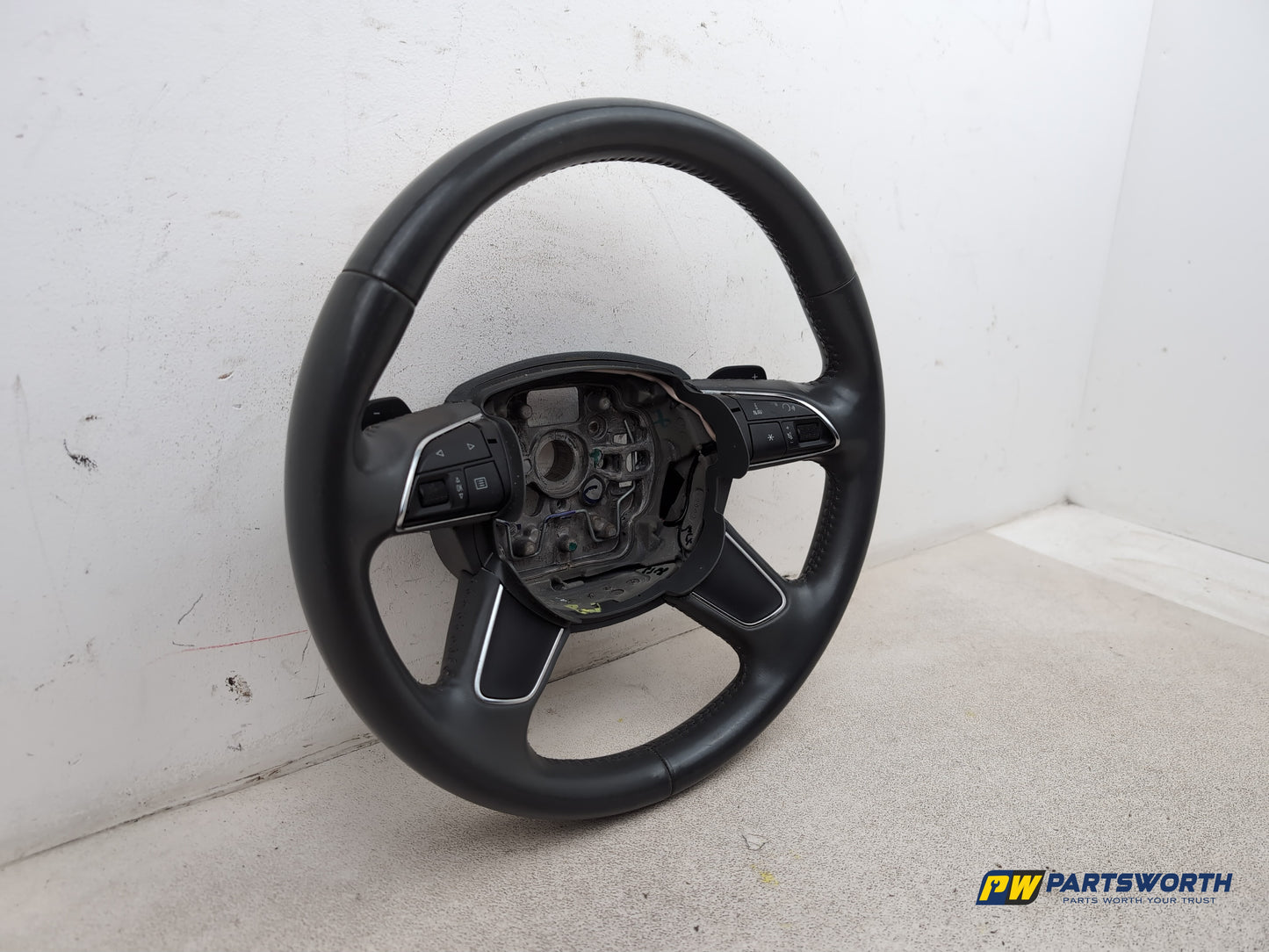 Audi A6 Se Tdi Quattro Auto Multifunction Steering Wheel Grey 4g0419091p - photo 3